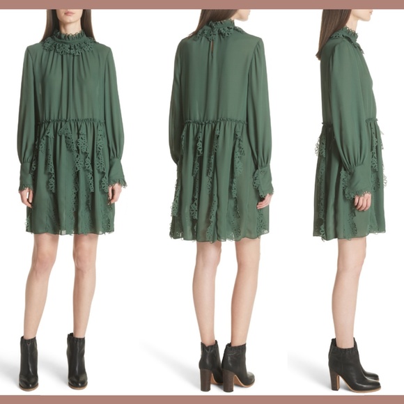 seafoam green lace dress Mr. Larkin main image 0